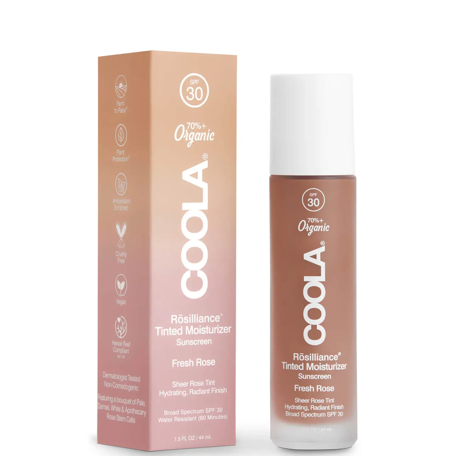 COOLA Rosilliance Tinted Organic SPF Available at Evolution Dermatology in Boulder, Colorado