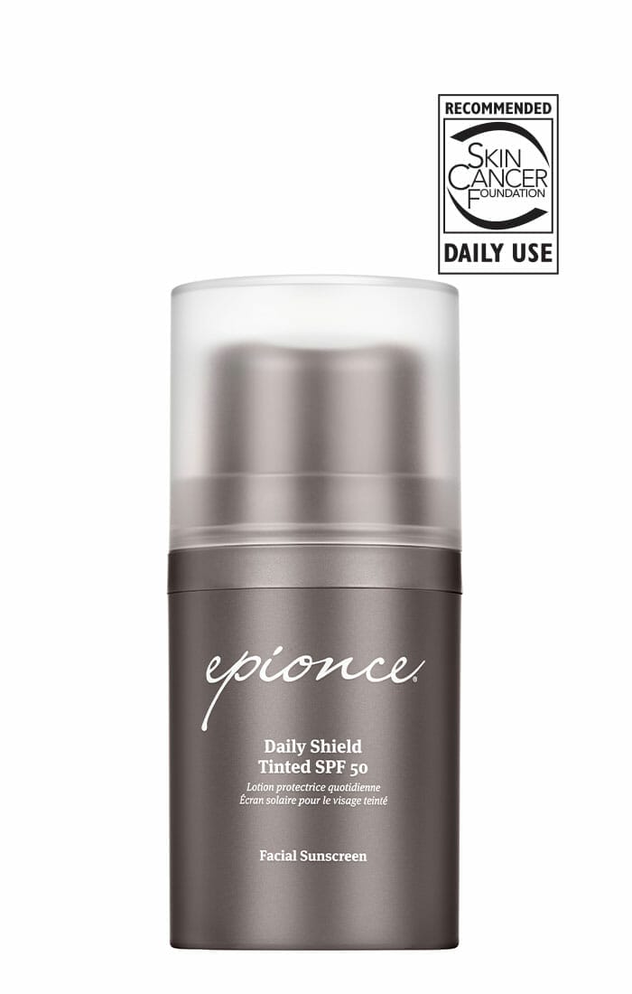 Epionce Daily Shield Tinted SPF 50 Available at Evolution Dermatology in Boulder Colorado